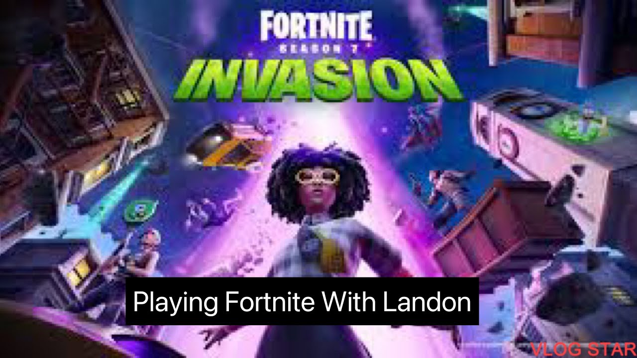 Playing Fortnite With Landon (Fortnite season 7) YouTube