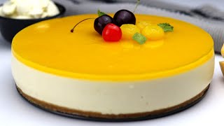 No bake mango cheesecake-ബേക്ക് ചെയ്യാതെ കിടിലൻ മാംഗോ ചീസ്കേക്ക്\/mango recipes malayalam