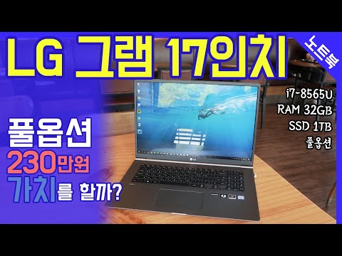 LG그램17 풀옵션, 과연 비싼 만큼 가치를 할까? (i7-8565U모델)