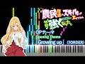 【ピアノアレンジ】農民関連のスキルばっか上げてたら何故か強くなった。 OP「Growing up」(7ORDER)