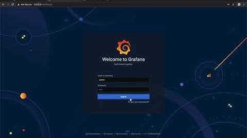 How to setup telegraph, influxdb  and grafana with Docker compose