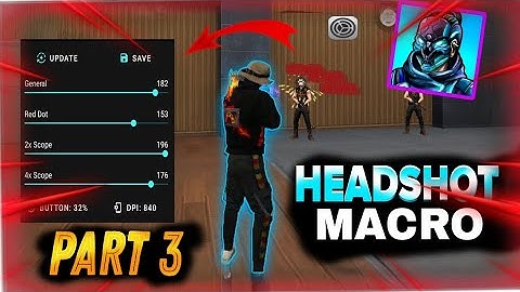 New Headshot MACRO🥵 Tool 100% Working | Free Fire Headshot 🤗Macro App for Mobile ll How To Macro🤫
