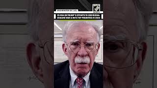 Bolton speaks on WH's top priorities in 2026, slams Trump’s Ukraine strategy