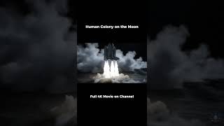 First Human Colony on the Moon #moon colony #space exploration #ai video #scify #scifitech