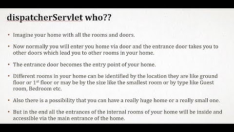 3. Quick introduction to dispatcherServlet in Spring