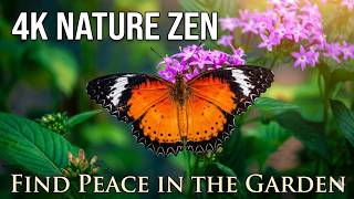🦋 Relaxing Butterfly on Flowers | 4K Peaceful Nature Ambience for Sleep & Focus screenshot 3