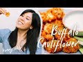 HEALTHY Snack Idea - Buffalo Cauliflower Wings | HONEYSUCKLE