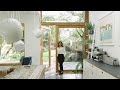 Helen arvanitakis opens the door to her remodelled victorian house in hammersmith