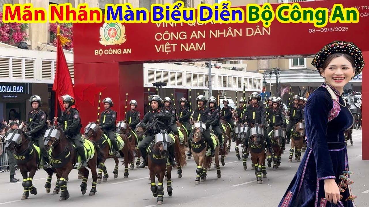 Mãn Nhãn Màn Biểu Diễn Kỵ Binh Bộ Công An Bên Hồ Gươm Hà Nội