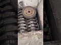 Factory sale tyre recycling machines tire shredder rubber crusher grinder equipment