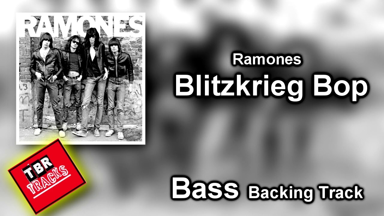 Ramones - Blitzkrieg Bop - Bass Backing Track With Vocals