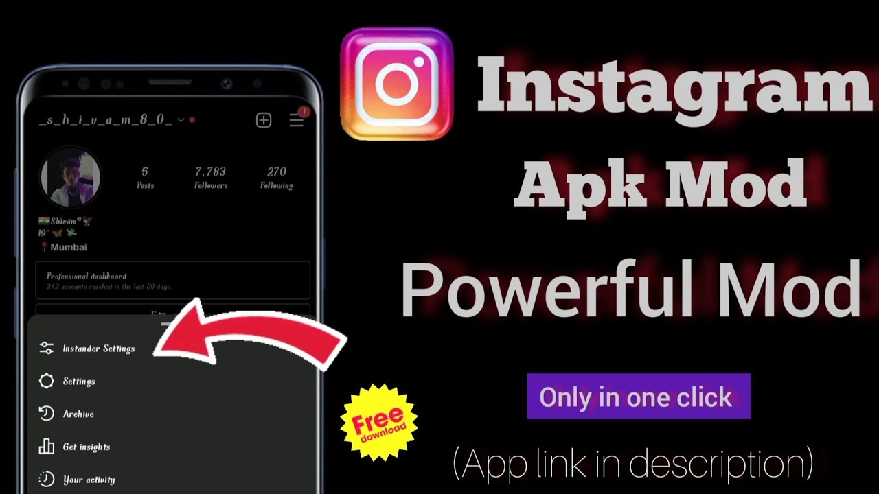 2022 Instagram Apk Mod Instagram New Mod Apk Instagram Free