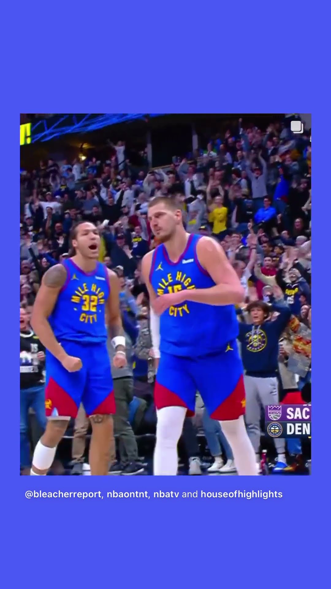 He knew it was going in #hoodnews #nikolajokic #NBA #basketball #viralvideo #sports #trickshots #how