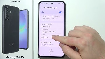 Samsung A36 5G: How to Share WiFi instead of Mobile Data while Hotspot