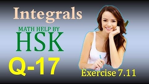 ex7#11 Q17 ncert maths solution integrals chapter 7 class 12