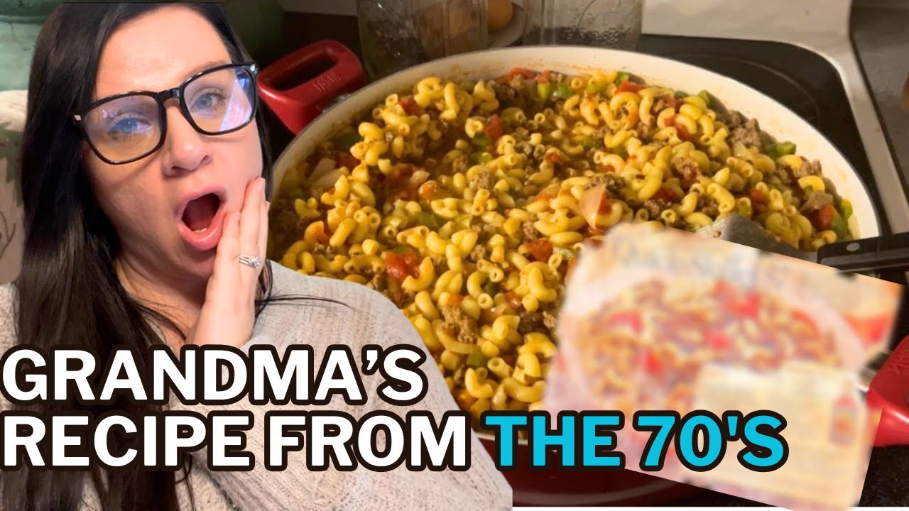 Vintage Ground Beef Casserole From the 70s | Old-Fashioned Family Dinner