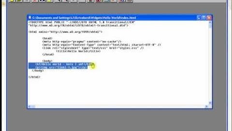 Widget Creating from scratch