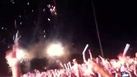 Steve Aoki LIC Hidalgo w/ fireworks 7/4/13