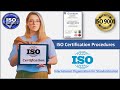 ISO Certification Process | ISO certificate Registration Process  | ISO certification Procedure