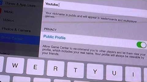 How to change your username on game Center on your iPad iPhone and iPod