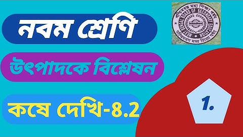 Class ix math chapter 8.2।। নবম শ্রেণি উৎপাদকে বিশ্লেষন ।।কষে দেখি 8.2 ।।Class 9 kose dekhi - 8.2