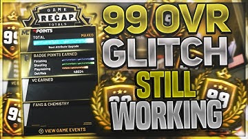 *NEW* UPDATED* 99 OVERALL GLITCH ! MAX BADGES GLITCH AFTER PATCH (REAL WORKING METHOD)