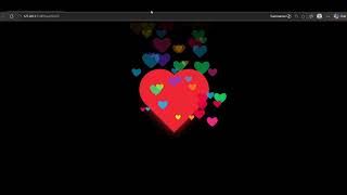 Heart shape using Html, CSS, JavaScript. #like #share #subscribe . Comment 'link' for code