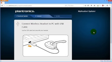 Plantronics MyHeadsetUpdater on Voyager UC Bluetooth Headset