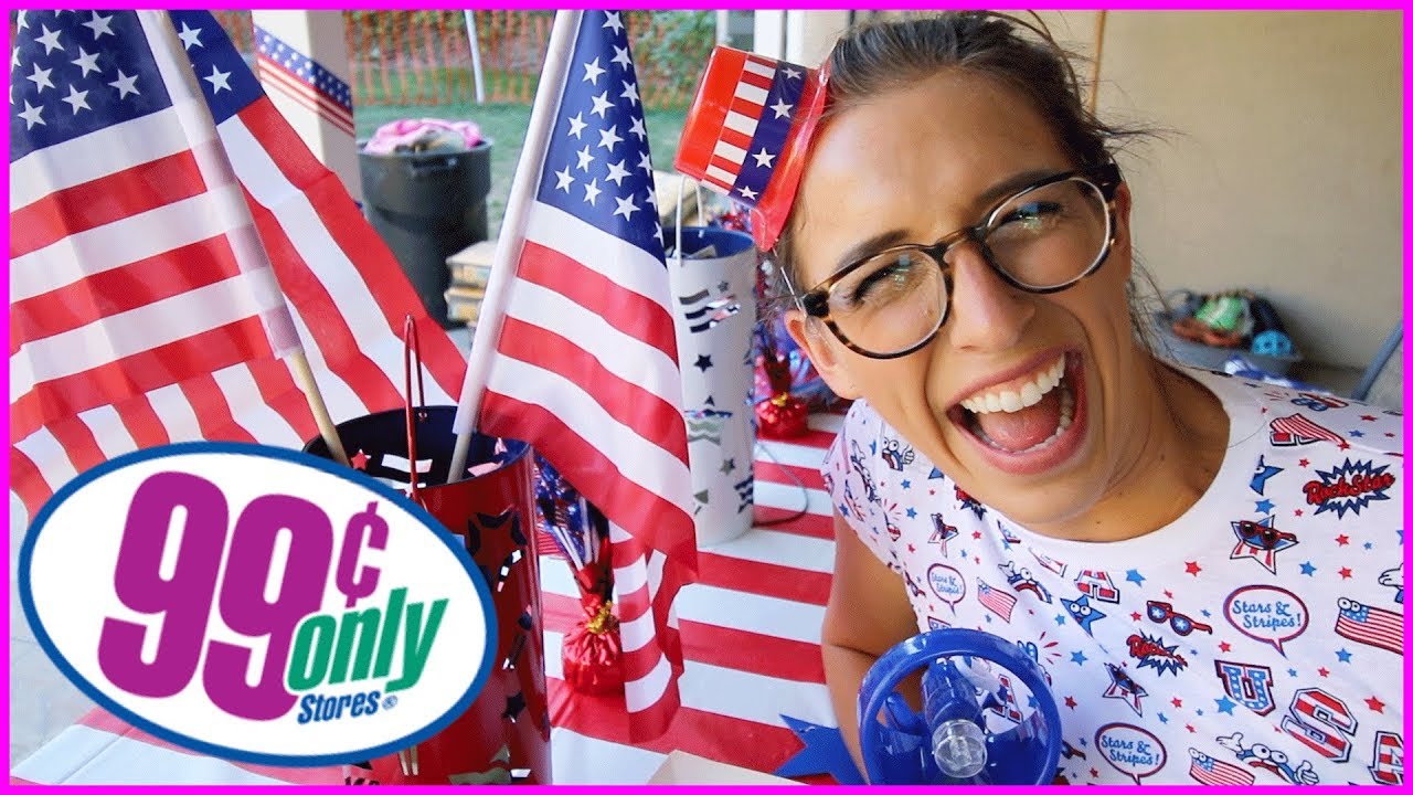 99 Cent Store 4th Of July Party! YouTube