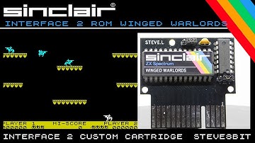Sinclair Spectrum 48k Interface 2 Rom Cartridge WINGED WARLORDS