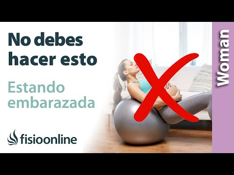 Ejercicios que no debo hacer embarazada para no dañar el abdomen. Evita la diastasis abdominal.