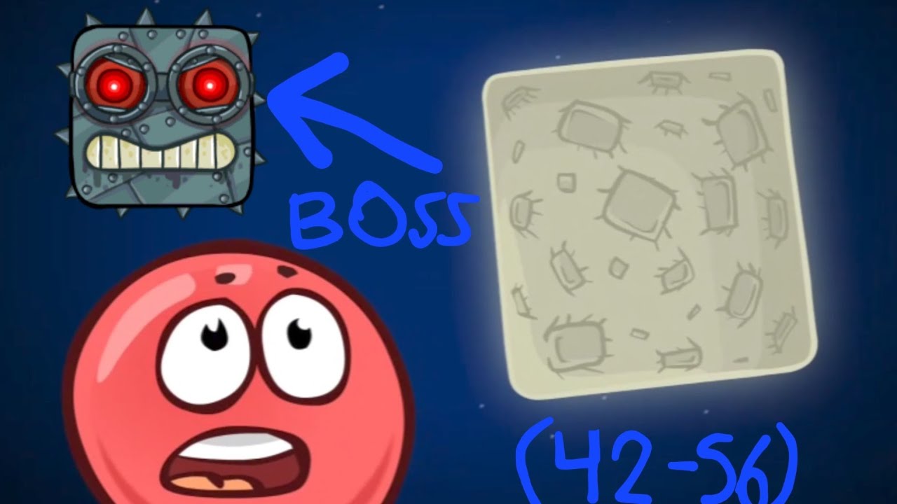 Red Ball 4 Part 4 Karanlık Fabrika boss'unu yenip Ay Savaşı'na geçtik.(42-56)