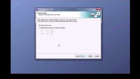 Bartender Make a New Label Document