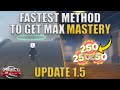 Fastest method to get max mastery in update 15 project slayers