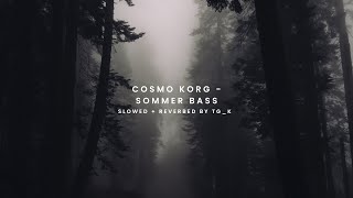 Cosmo Korg - Sommer Bass | Slowed + Reverbed by TG_K