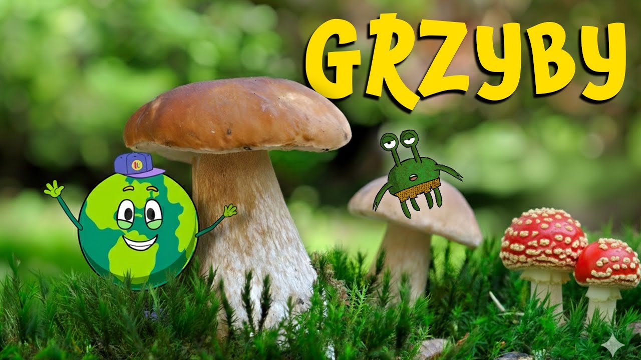 GRZYBY dla Dzieci 🌲 Jak odróżnić MUCHOMORA? 🤫 Odkrywamy Tajemnice Lasu! | Naukowa Karuzela