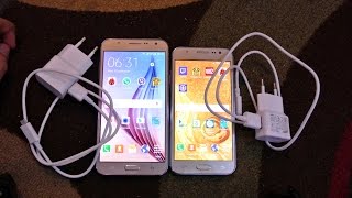 Samsung Galaxy J7 vs J5 - Charging Speed Test