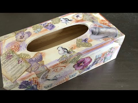 Vidéo: Boîte à Serviettes En Bois