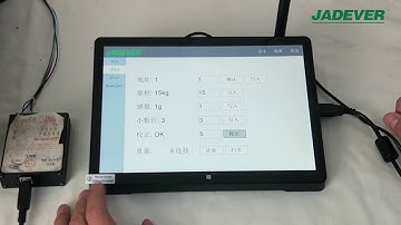 APP Calibration for RS485 Digital Load Cell connect to Bench Scale