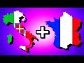 Italy + France = Italian-Franco Union! | Hearts of Iron 4 [HOI4]