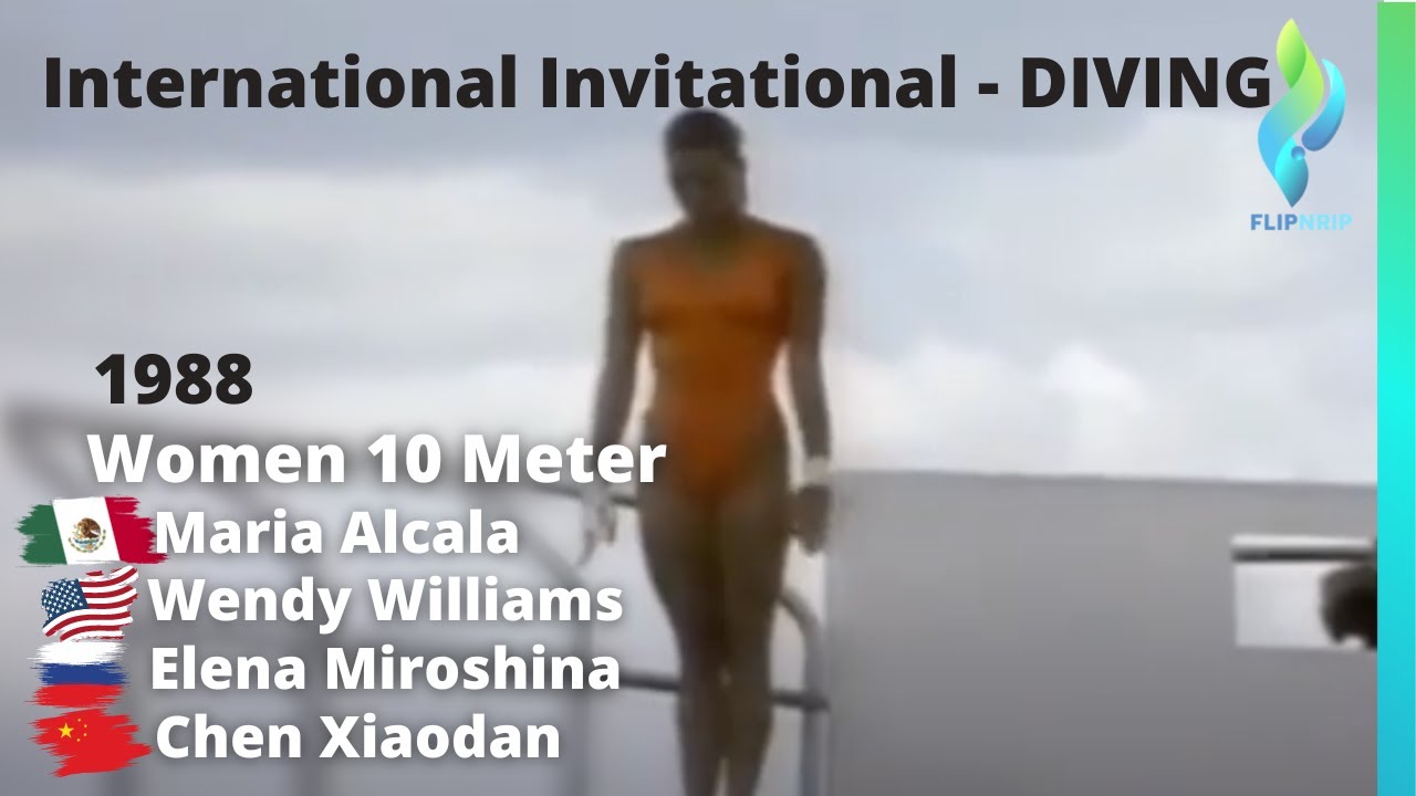 1988 Women 10 Meter Diving - Mc Donalds Diving Cup - International Invitational