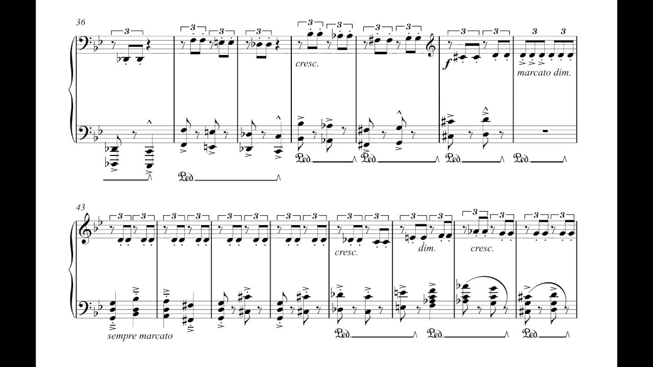 Franz Ventura - Estudo em forma de toccata (sol menor) Op.3 (Franz Ventura, piano)