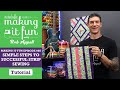 Simple steps to successful strip sewing  michael miller fabrics making it fun 85