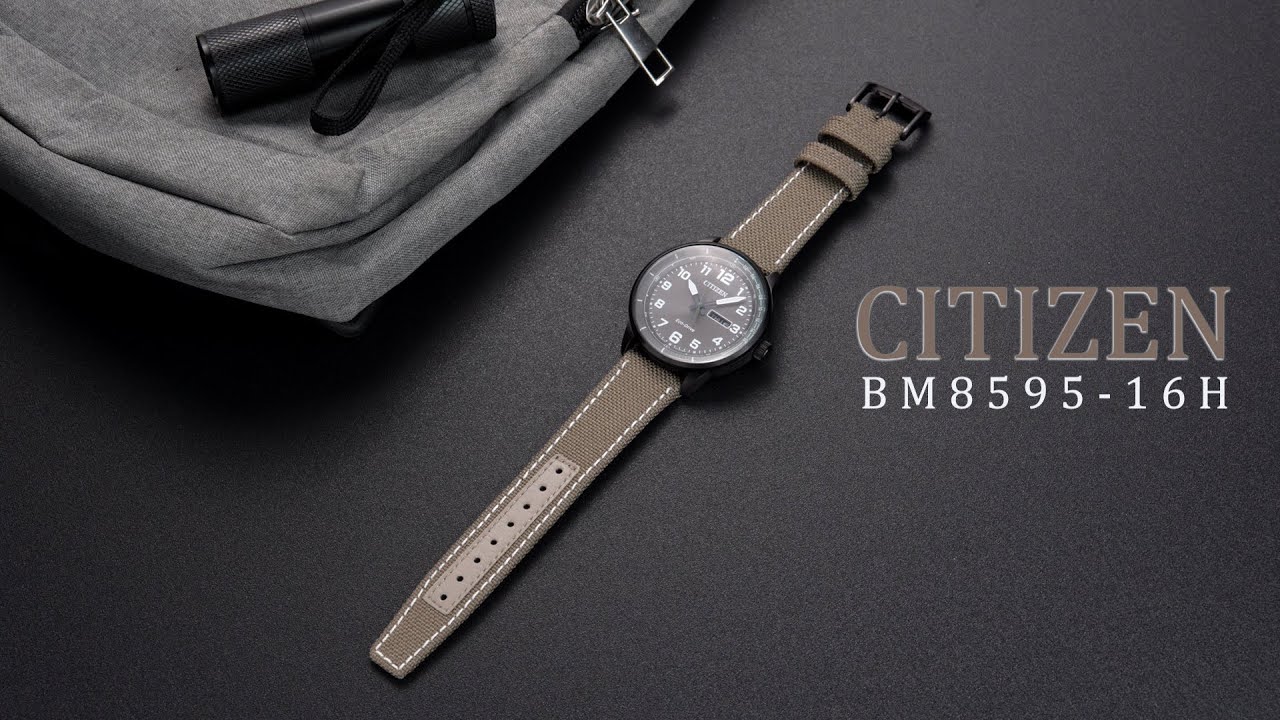 Review đồng hồ Citizen BM8595-16H khả năng chịu nước lên đến 10atm.