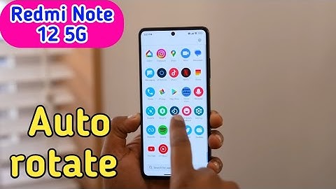 How To Enable Auto Rotation In Redmi Note 12 5G, Me Auto Rotation Kaise On Kare