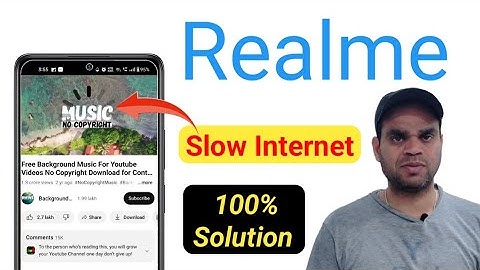 How to fix slow internet problem in realme | slow data speed solution any realme oppo
