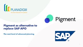 Webinar - Why Pigment is an alternative to replace SAP APO