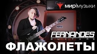 Головин и Fernandes. Урок игры на гитаре «Флажолеты».