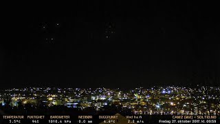 Timelapse Cam 2 - Natt til 27. oktober 2017