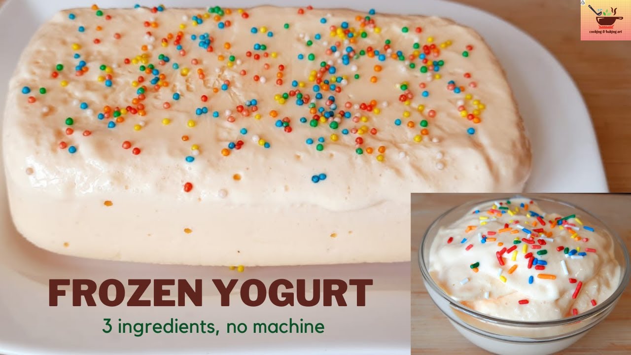 Homemade MANGO FROZEN YOGURT in 2 mins (No Ice Cream Machine), 3 Ingredient "Instant" FROZEN YOGURT